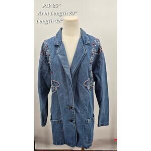 Vintage Western Glam Rhinestone & Studded Denim Jacket – Sunbelt Sportswear